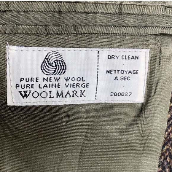 Vintage Club International Brown Pure New Wool Blazer 40R - Picture 10 of 14